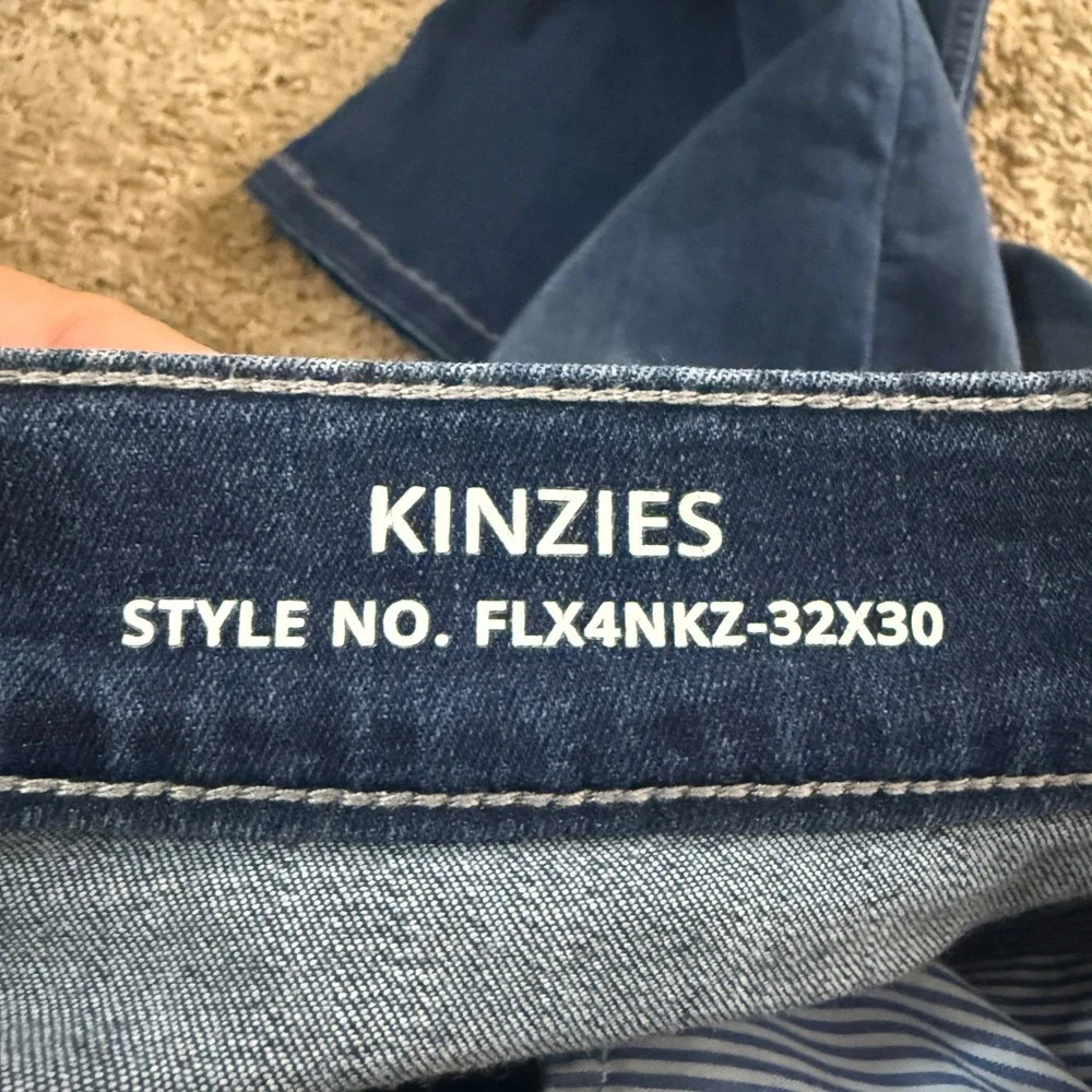 Mugsy Kinzies Dark Wash Stretch Y2K FLX4NKZ-32X30 Blue‎ Denim AA15 Summer